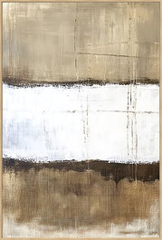 DKD Home Decor Cuadro Lienzo Técnica Mixta con Marco de Madera 123x4x183