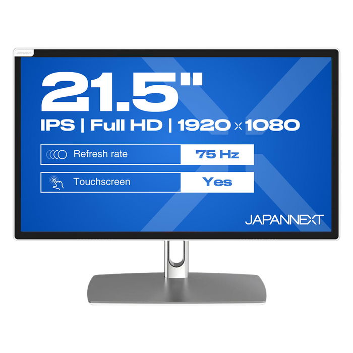 JAPANNEXT JN-IPS2152FHDR-C65W-FLD-T Monitor Táctil IPS 54.6 cm (21.5") Full HD HDR10 75 Hz FreeSync con USB-C 65W y Altavoces, Gris JAPANNEXT JN-IPS2152FHDR-C65W-FLD-T Monitor Táctil IPS 54.6 cm (21.5") Full HD HDR10 75 Hz FreeSync con USB-C 65W y Altavoces, Gris