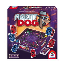 Schmidt Spiele Juego de Mesa de Estrategia Agent Dog 49454 - Para 2 a 4 Jugadores, a Partir de 8 Años, Partida de 45 Min