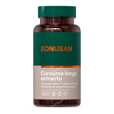 Bonusan Curcuma Longa Extracto 60 Cápsulas, 250 mg Cúrcuma con 50 mg Curcuminoides, Extracto CurcuWIN® para Articulaciones Bonusan Curcuma Longa Extracto 60 Cápsulas, 250 mg Cúrcuma con 50 mg Curcuminoides, Extracto CurcuWIN® para Articulaciones