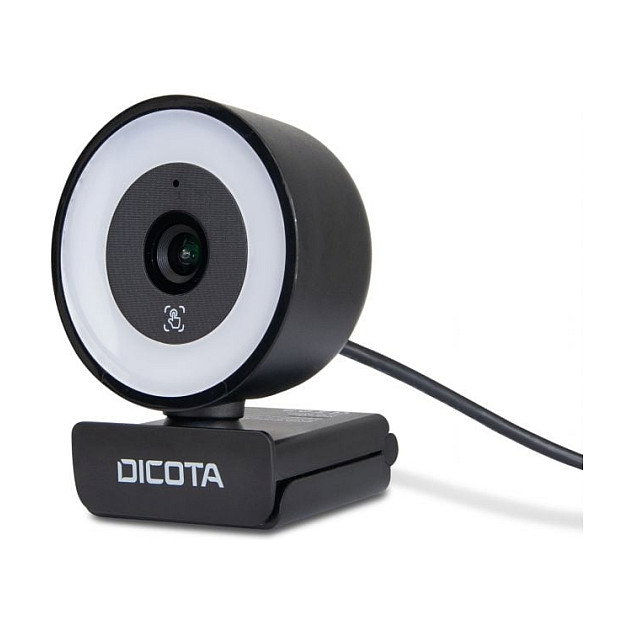 DICOTA D32066 Webcam Ringlight 5MP 4K Ultra HD Negro
