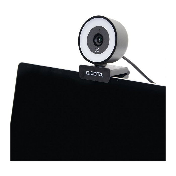 DICOTA D32066 Webcam Ringlight 5MP 4K Ultra HD Negro