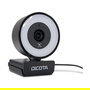 DICOTA D32066 Webcam Ringlight 5MP 4K Ultra HD Negro