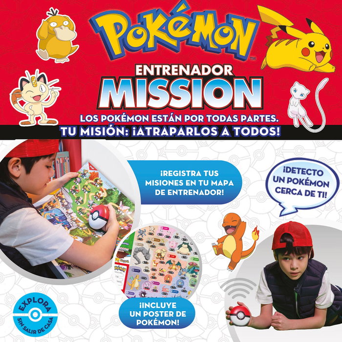 Educa Mision Pokemon 19442 - Juego de Misión Electrónico Interactivo con Detector y Mapa, Colección de Pokémon, Idioma Español, +5 años