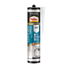 Pattex Silicona neutra antimoho baños blanco 280 ml