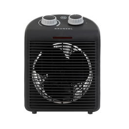Grunkel Calefactor Eléctrico con 2 Niveles de Potencia, 2000W, Negro