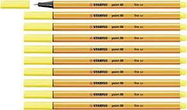 Stabilo Rotulador Point 88 Amarillo Limón Caja 10 Unidades