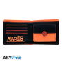 Abystyle Cartera Premium de Colección Naruto Shippuden Inspirada en el Traje de Naruto, Varios Compartimentos, Incluye Foto de Konoha, 9.5 x 11 cm