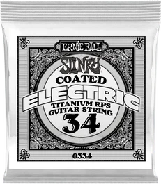 Ernie Ball Cuerda Eléctrica Slinky Rps Coated Titanium Entorchada 034 (Set de 6) (Set de 6)