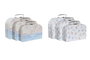 DKD Home Decor Caja Playa 23 Ambiente Kids Multicolor Set 3 Piezas 28 x 9.5 x 20 cm Carton Metal