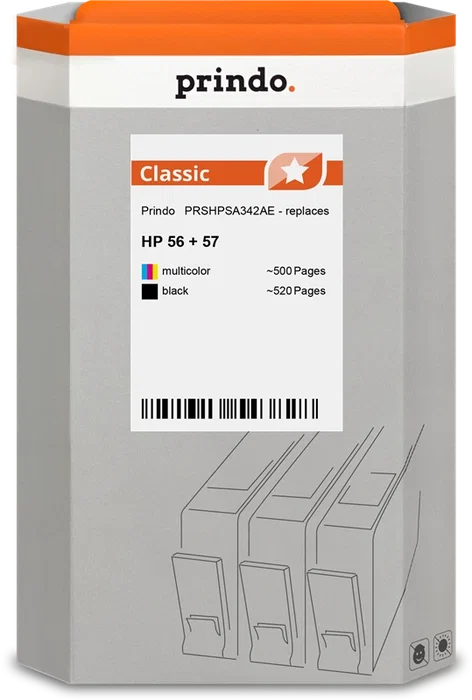 Prindo Multipack negro / varios colores PRSHPSA342AE Classic