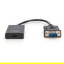 Digitus Convertidor VGA a HDMI con Audio Full HD 1080p Negro - DA-70854