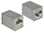 DeLOCK 86250 Adaptador RJ45 Hembra a RJ45 Hembra Cat.6 STP Gris