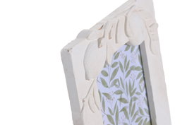 DKD Home Decor Marco de Foto 13x18 Cemento Crema 20x2x25 cm