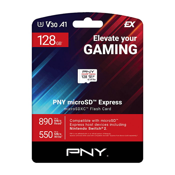 PNY microSD Express 128 GB Blanco