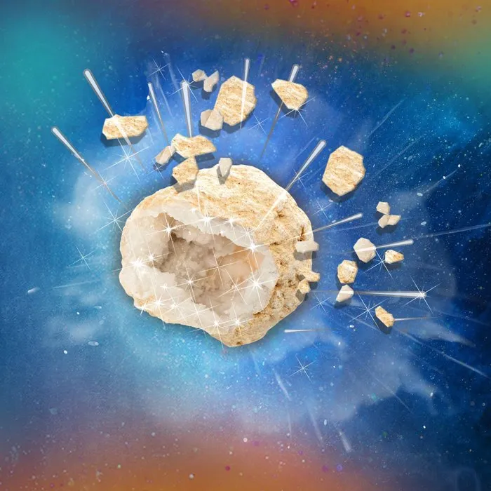 Ses Creative 8710341250799 Geodas para Abrir Juego Creativo de 8 años