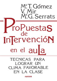 Propuestas intervención aula, Mª.T. Gomez, V. Mir, Mª. Serrats - NARCEA