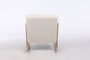 DKD Home Decor Mecedora Moderno Blanco Natural 88 x 78 x 66 cm