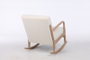 DKD Home Decor Mecedora Moderno Blanco Natural 88 x 78 x 66 cm