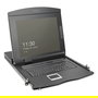 Digitus Consola KVM HD LCD Modular con Pantalla TFT 19", 1920x1080, 1 Puerto VGA, Teclado US QWERTY, Montaje 1U, Negro
