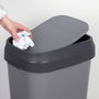 Cubo de basura Curver Gris oscuro Plástico 50 L (6 Unidades)