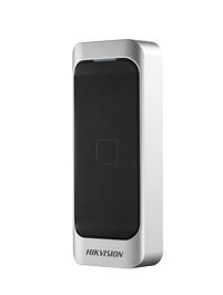 Hikvision Lector de Proximidad Tarjetas Mifare IP65 12V RS-485 Wiegand OSDP 1107A
