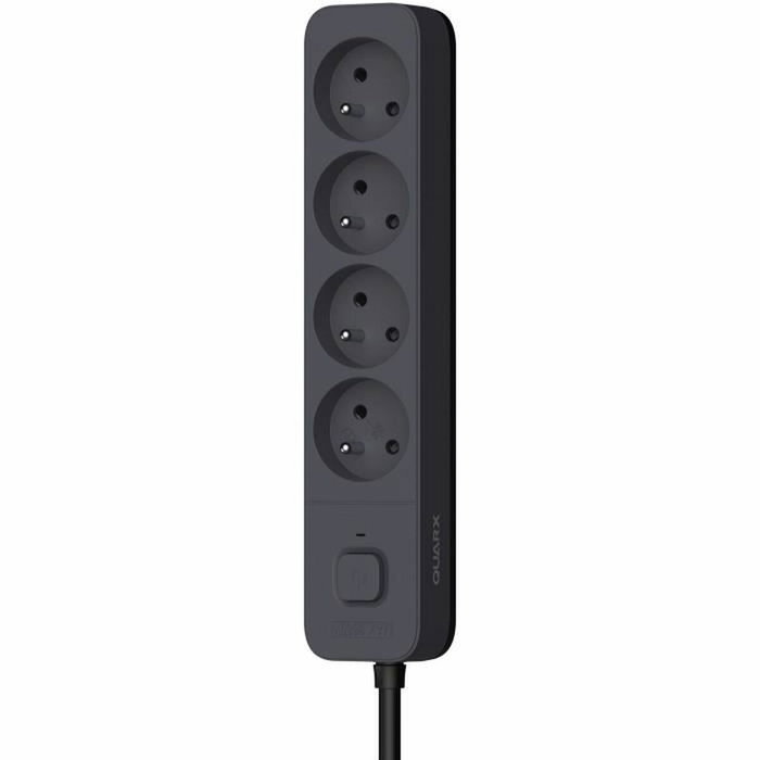 Quarx Regleta de 4 tomas con 3 puertos USB y cable de 1,5m Quarx Regleta de 4 tomas con 3 puertos USB y cable de 1,5m