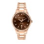 Trussardi R2453141008 con correa rosa y esfera marrón