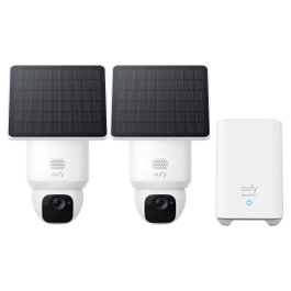 EUFY SoloCam E30 2-Cam Kit + Homebase 2 Blanco