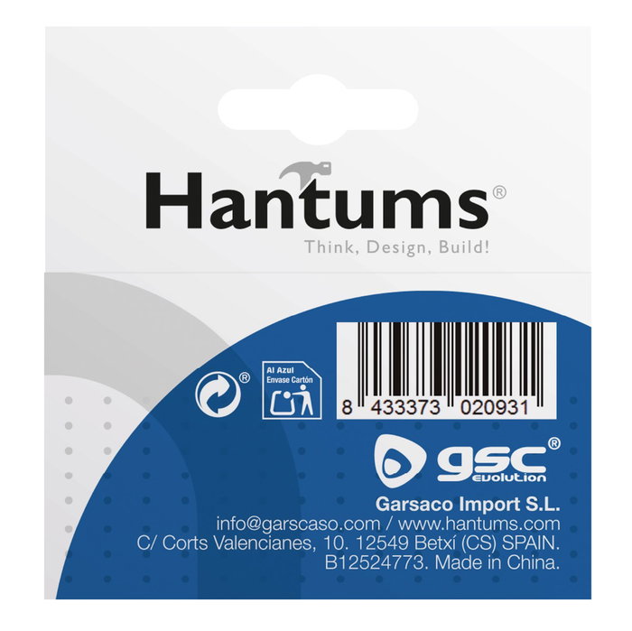Hantums Caja de 1000 grapas 8mm