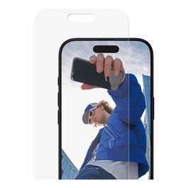 PanzerGlass CF Air Protector de Pantalla para iPhone - Crystal Clear, Resistente a Impactos