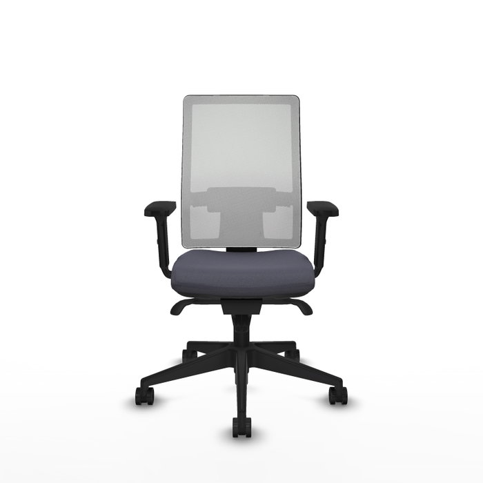 PIQUERAS Y CRESPO Silla de oficina Horna Gris oscuro y Blanco PIQUERAS Y CRESPO Silla de oficina Horna Gris oscuro y Blanco