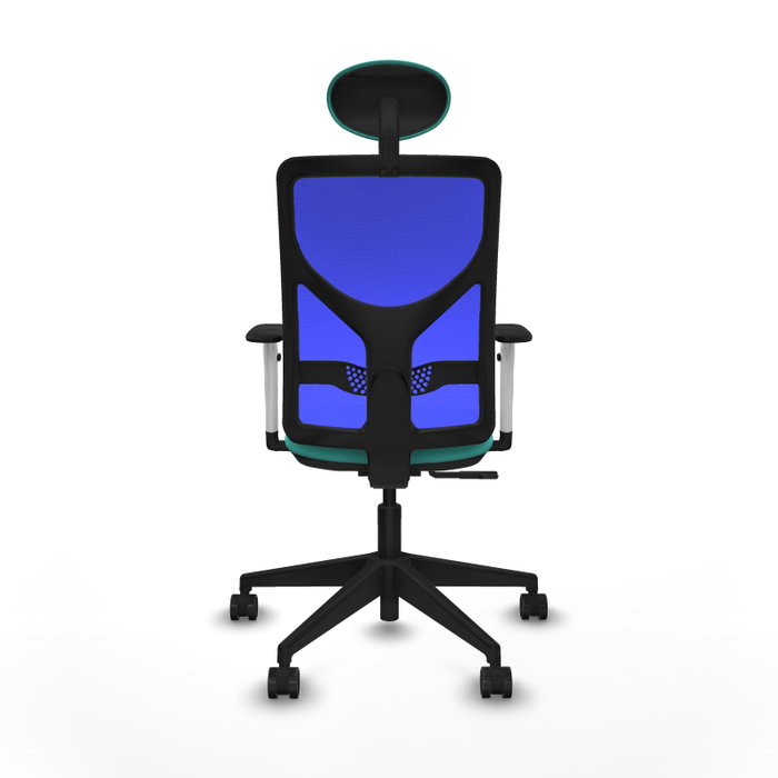 PIQUERAS Y CRESPO Silla de oficina Motilla con mecanismo Sincro, Turquesa y Azul PIQUERAS Y CRESPO Silla de oficina Motilla con mecanismo Sincro, Turquesa y Azul