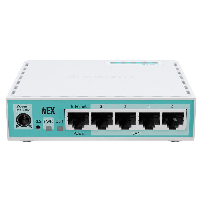 MikroTik RouterBOARD E50UG. hEX. Router con 5x Puertos Gigabit Ethernet, USB, micro SD