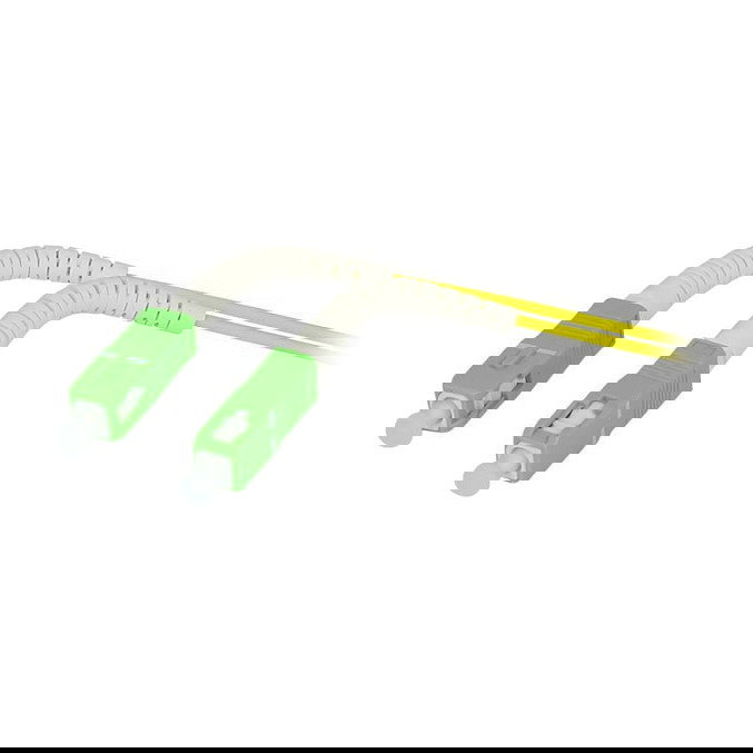 Synergy21 LWL-1-Faser-Patchkabel 1.0m SC/APC a SC/APC, 9/125u OS2, G657A2, 2mm AD, flexible Knickschutztülle - Patch Cord Fibra Óptica Monomodo Synergy21 LWL-1-Faser-Patchkabel 1.0m SC/APC a SC/APC, 9/125u OS2, G657A2, 2mm AD, flexible Knickschutztülle - Patch Cord Fibra Óptica Monomodo