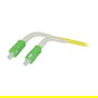 Synergy21 LWL-1-Faser-Patchkabel 1.0m SC/APC a SC/APC, 9/125u OS2, G657A2, 2mm AD, flexible Knickschutztülle - Patch Cord Fibra Óptica Monomodo