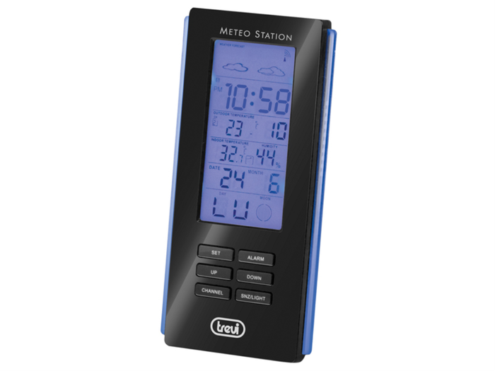 Trevi Estación Meteorológica ME 3108 RC con Sensor Externo, Color Negro Trevi Estación Meteorológica ME 3108 RC con Sensor Externo, Color Negro