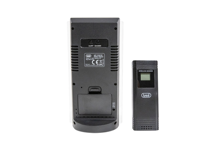 Trevi Estación Meteorológica ME 3108 RC con Sensor Externo, Color Negro Trevi Estación Meteorológica ME 3108 RC con Sensor Externo, Color Negro