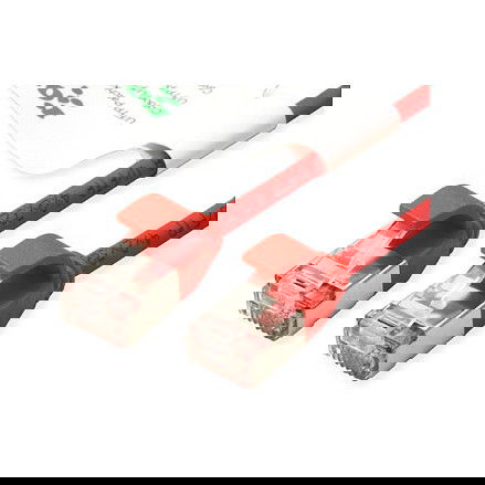 ROLINE GREEN Patchkabel Cat.6A U/FTP 0,5m rojo, 10GBase-T, LSOH, clase EA, RJ45 macho (ref. 21.44.3312)