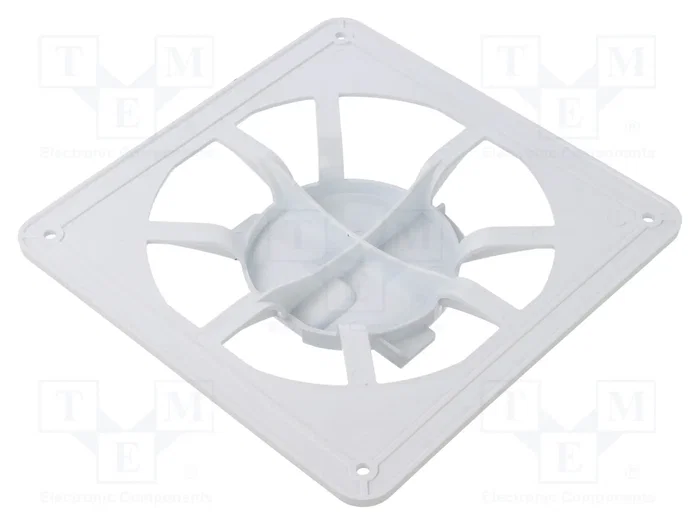 ORNO Rejilla de ventilación blanca 120x120x10mm