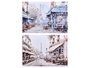 Giftdecor Lienzo Paisajes París Surtido 2 70x100 cm (Set de 4)