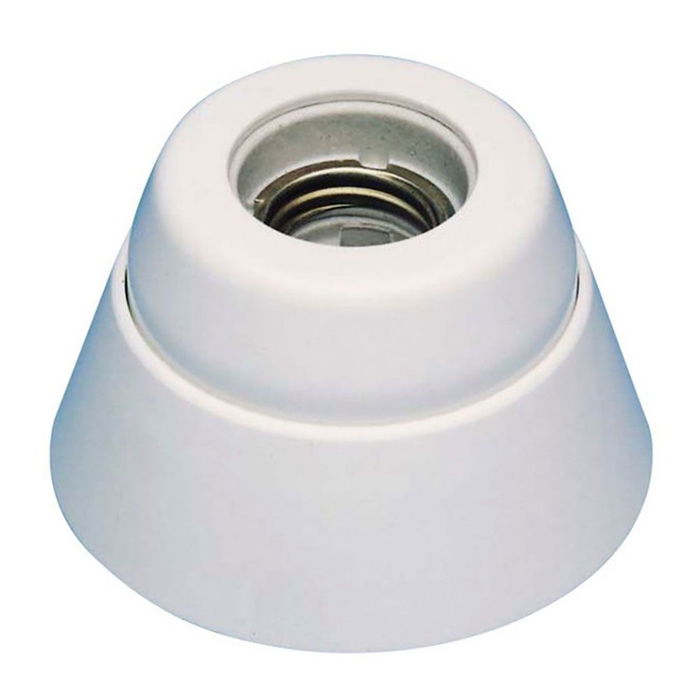 F-Line Portalámparas Superficie Recto Interior E27 4A 250V~ Porcelana Blanco F-Line Portalámparas Superficie Recto Interior E27 4A 250V~ Porcelana Blanco