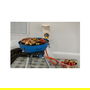 Campingaz Party Grill 400 Caravan - Parrilla de Gas Portátil para Camping y Exterior, 2000 W, Propano/Butano, Sistema Piezo, Negro/Azul