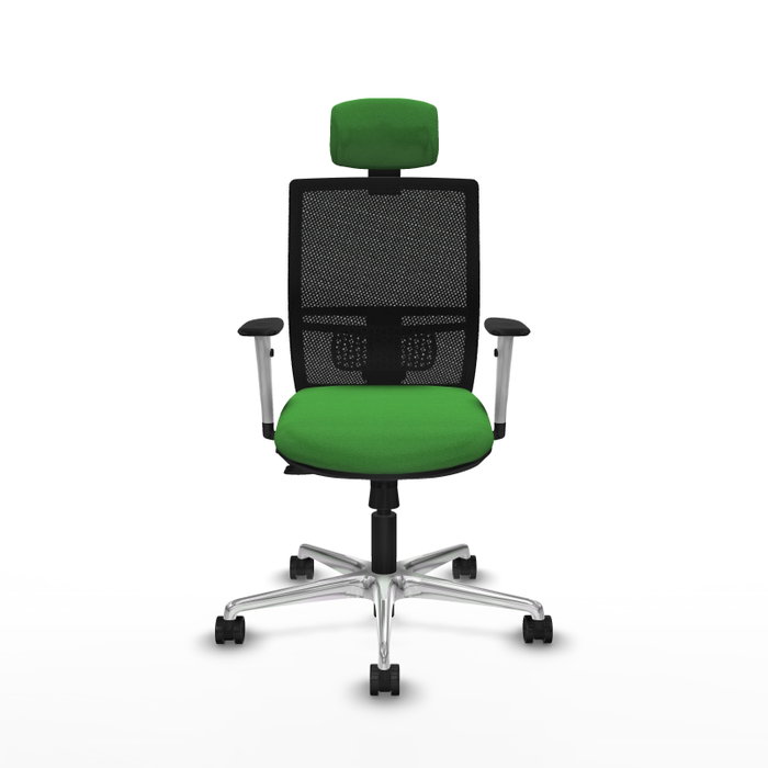 PIQUERAS Y CRESPO Silla de oficina Yunquera con mecanismo Sincro/Traslack Verde y Negro PIQUERAS Y CRESPO Silla de oficina Yunquera con mecanismo Sincro/Traslack Verde y Negro