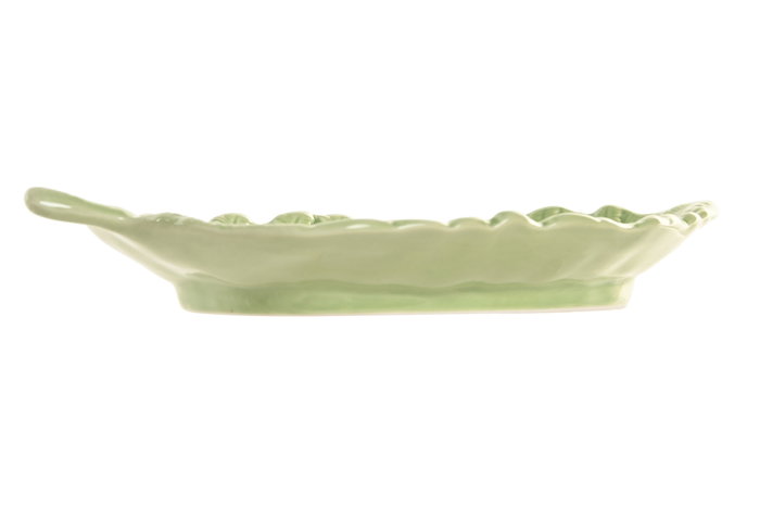 DKD Home Decor Bandeja Vaciabolsillos de Cerámica Verde Surtido de 2 DKD Home Decor Bandeja Vaciabolsillos de Cerámica Verde Surtido de 2