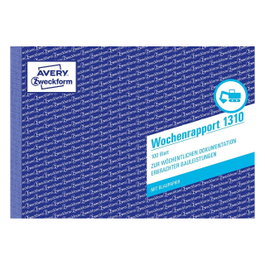 AVERY Zweckform Wochenrapport Formularbuch 1310