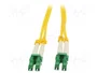 QOLTEC Cable de conexión de fibra óptica LC/APC Duplex 2m