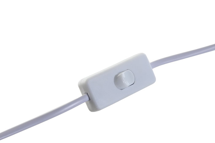 DKD Home Decor Lámpara Sobremesa Blanca 40 x 57 x 40 cm