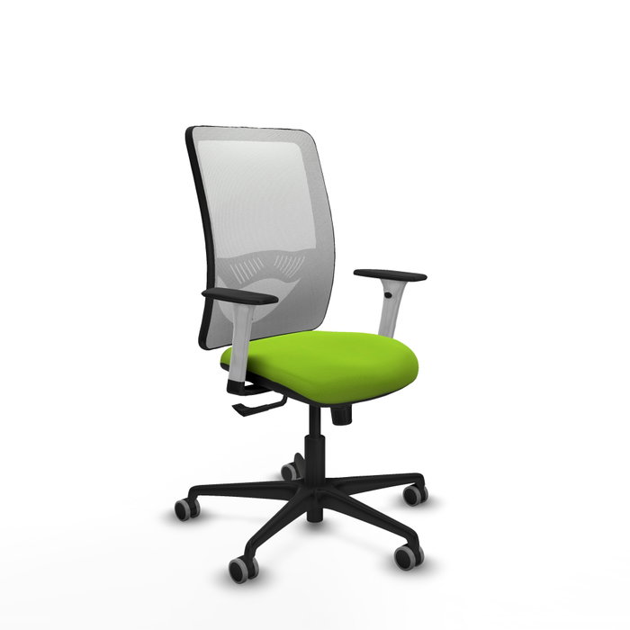 PIQUERAS Y CRESPO Silla de oficina Zulema con mecanismo Sincro, color Pistacho y Blanco PIQUERAS Y CRESPO Silla de oficina Zulema con mecanismo Sincro, color Pistacho y Blanco