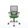 PIQUERAS Y CRESPO Silla de oficina Zulema Verde con Malla Gris